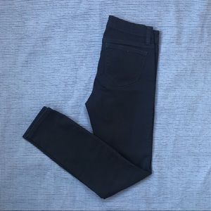 J. Crew Toothpick Jeans, Mid-rise, Black 26